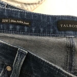Talbots Slim Ankle Jeans w/ jewels